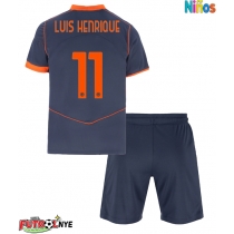 Camiseta Inter Milan Luis Henrique #11 Tercera Equipación para niños 2025-26 manga corta (+ pantalones cortos)